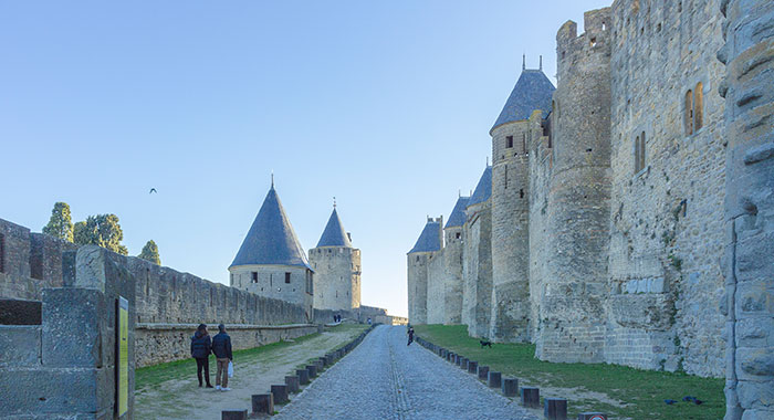 The towers of Carcassonne