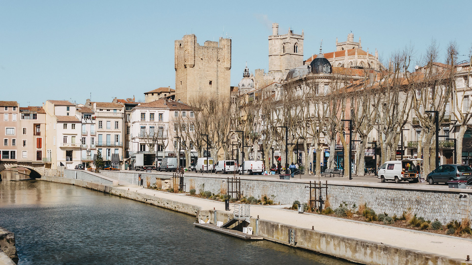 Narbonne. Languedoc-Roussillon, Südfrankreich